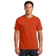 aerial view a burnt orange jerzees(r) - heavyweight blend(tm) 50/50 cotton / poly t - shirt., image 1 of 6