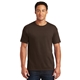 aerial view a chocolate jerzees(r) - heavyweight blend(tm) 50/50 cotton / poly t - shirt., image 1 of 6