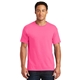 aerial view a neon pink jerzees(r) - heavyweight blend(tm) 50/50 cotton / poly t - shirt., image 1 of 6