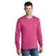 aerial view a sangria port company long sleeve 5.4 oz 100 cotton t - shirt, image 1 of 6