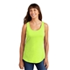 a neon yellow port company(r) ladies core cotton tank top