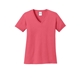 aerial view a coral port co(tm) womens core cotton v - neck tee, image 1 of 5