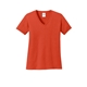 aerial view a orange port co(tm) womens core cotton v - neck tee, image 1 of 5