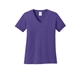 aerial view a purple port co(tm) womens core cotton v - neck tee, image 1 of 5
