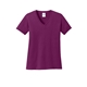 aerial view a raspberry port co(tm) womens core cotton v - neck tee, image 1 of 5
