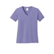 aerial view a violet port co(tm) womens core cotton v - neck tee, image 1 of 5