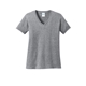 aerial view a athletic heather port co(tm) womens core cotton v - neck tee, image 1 of 5