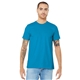 aerial view a aqua bella+canvas (r) unisex jersey short sleeve tee - 3001, image 1 of 6