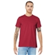 aerial view a cardinal bella+canvas (r) unisex jersey short sleeve tee - 3001, image 1 of 6