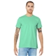 aerial view a mint bella+canvas (r) unisex jersey short sleeve tee - 3001, image 1 of 6