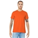 aerial view a orange bella+canvas (r) unisex jersey short sleeve tee - 3001, image 1 of 6