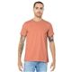 aerial view a sunset bella+canvas (r) unisex jersey short sleeve tee - 3001, image 1 of 6