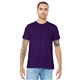 aerial view a team purple bella+canvas (r) unisex jersey short sleeve tee - 3001, image 1 of 6