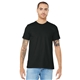 aerial view a vintage black bella+canvas (r) unisex jersey short sleeve tee - 3001, image 1 of 6