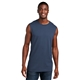 aerial view a navy port company(r) core cotton sleeveless tee, image 1 of 5