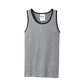 aerial view a athletic heather/ jet black port co(tm) core cotton tank top, image 1 of 6