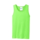 aerial view a neon green port co(tm) core cotton tank top, image 1 of 6