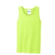 aerial view a neon yellow port co(tm) core cotton tank top, image 1 of 6