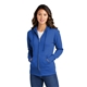 a royal port company(r) ladies core fleece full - zip hooded sweatshirt