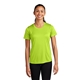 aerial view a neon yellow sport - tek ladies competitor tee, image 1 of 6