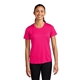 aerial view a pink raspberry sport - tek ladies competitor tee, image 1 of 6