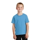 aerial view a aquatic blue port company youth 5.4 oz 100 cotton t - shirt, image 1 of 6