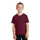 aerial view a cardinal port company youth 5.4 oz 100 cotton t - shirt, image 1 of 6