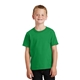 aerial view a clover green port company youth 5.4 oz 100 cotton t - shirt, image 1 of 6