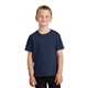 aerial view a navy port company youth 5.4 oz 100 cotton t - shirt, image 1 of 6