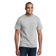 aerial view a ash port company 50/50 cotton / poly t - shirt with pocket, image 1 of 6