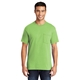 aerial view a lime port company 50/50 cotton / poly t - shirt with pocket, image 1 of 6