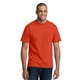 aerial view a orange port company 50/50 cotton / poly t - shirt with pocket, image 1 of 6