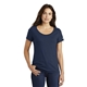 aerial view a college navy nike ladies core cotton scoop neck tee, image 1 of 6