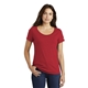 aerial view a gym red nike ladies core cotton scoop neck tee, image 1 of 6
