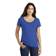 aerial view a rush blue nike ladies core cotton scoop neck tee, image 1 of 6
