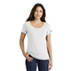 aerial view a white nike ladies core cotton scoop neck tee, image 1 of 6