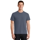 aerial view a denim blue port company essential pigment - dyed tee, image 1 of 4