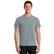 aerial view a dove grey port company essential pigment - dyed tee, image 1 of 6