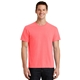 aerial view a neon coral port company essential pigment - dyed tee, image 1 of 6