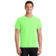 aerial view a neon green port company essential pigment - dyed tee, image 1 of 6