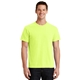 aerial view a neon yellow port company essential pigment - dyed tee, image 1 of 6