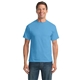 aerial view a aquatic blue port company(r) tall core blend tee, image 1 of 4