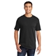 aerial view a jet black port company(r) tall core blend tee, image 1 of 4