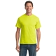 aerial view a safety green port company(r) tall core blend tee, image 1 of 3