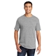 aerial view a athletic heather port company(r) tall core blend tee, image 1 of 4
