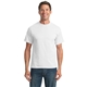aerial view a white port company(r) tall core blend tee, image 1 of 4