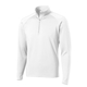 aerial view a white sport - tek sport - wick stretch 1/2- zip pullover, image 1 of 6