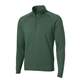aerial view a forest green sport - tek sport - wick stretch 1/2- zip pullover, image 1 of 6