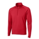 aerial view a true red sport - tek sport - wick stretch 1/2- zip pullover, image 1 of 6