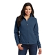 aerial view a insignia blue port authority fleece jacket - ladies, image 1 of 6